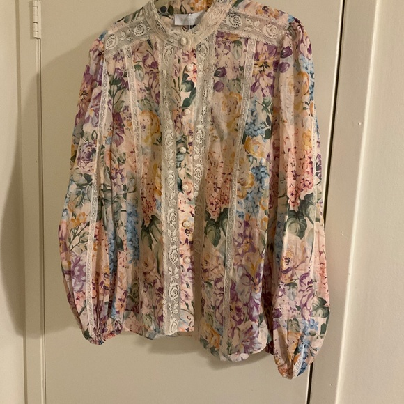 Zimmermann Halliday Lace Trim Shirt - Picture 5 of 11